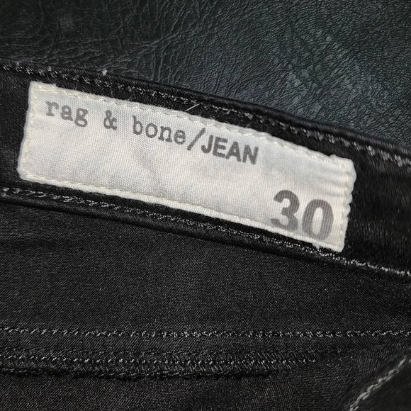 Rag & Bone/Jean Womens Black Plush Leggings Pants 30 - Picture 5 of 7